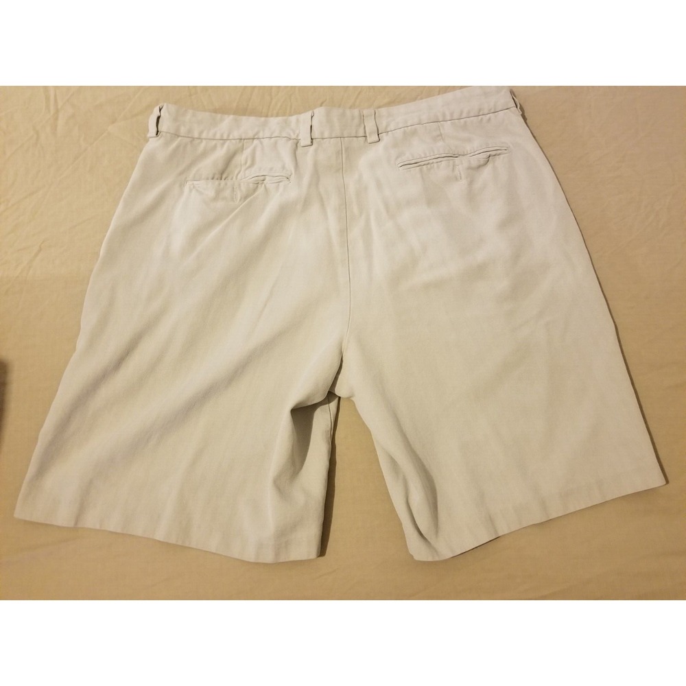 Mens Tommy Bahama Silk Shorts 36 Khaki Chino